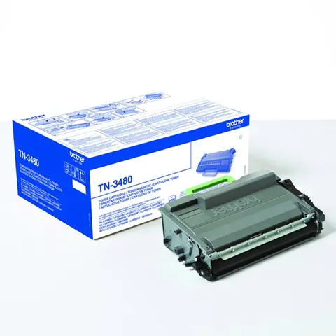 Toner BROTHER TN3480 - czarny, 8000 stron