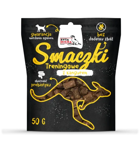 SYTA MICHA Smaczki treningowe z kangurem 50g