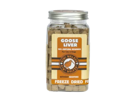 KIWI WALKER 100% GĘSIA WĄTRÓBKA liofilizowane smaczki 120g