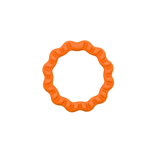 FIBOO Fringoo Mini Ring do przeciągania dla psa - pomarańczowy 12cm