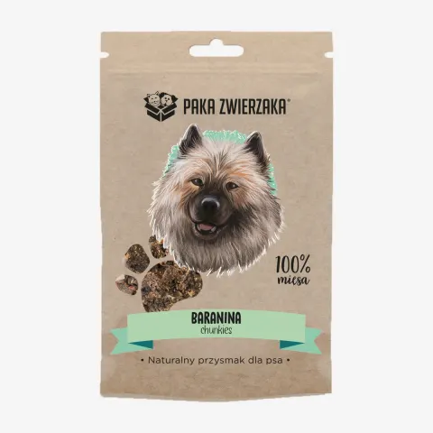 PAKA ZWIERZAKA chunkies baranina 100% 70 g