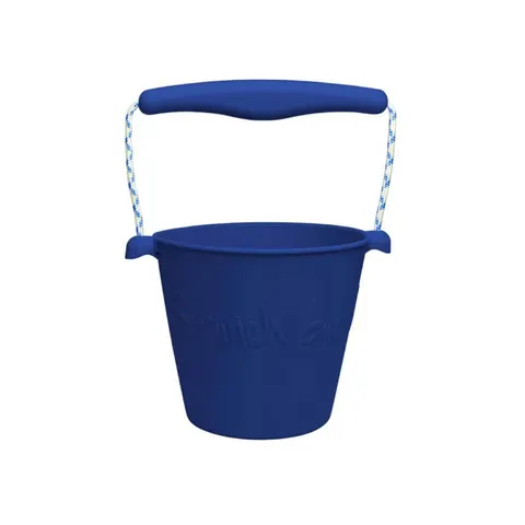 Funkit World: Składane Wiaderko do Wody i Piasku Scrunch Bucket – Granatowy