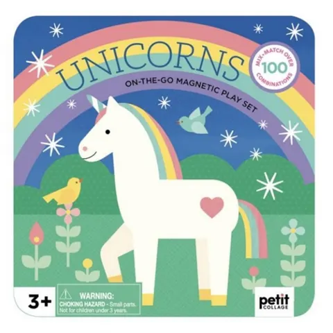 Petit Collage Magnetyczne postacie Unicorn