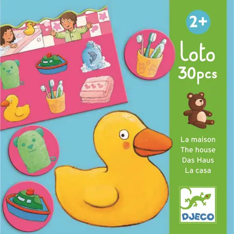 Djeco Gra edukacyjna loto DOM