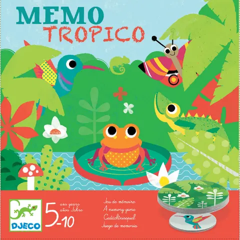 Djeco Gra edukacyjna Memo TROPICO