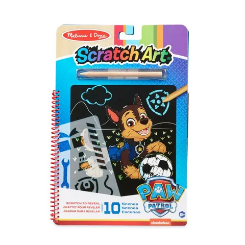 Melissa & Doug Psi Patrol Zdrapka książeczka Chase