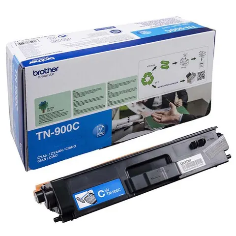 Toner BROTHER TN-900C - cyan, 6000 stron
