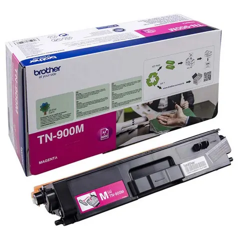 Toner BROTHER TN-900M - magenta, 6000 stron