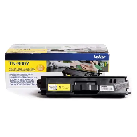Toner BROTHER TN-900Y - żółty, 6000 stron
