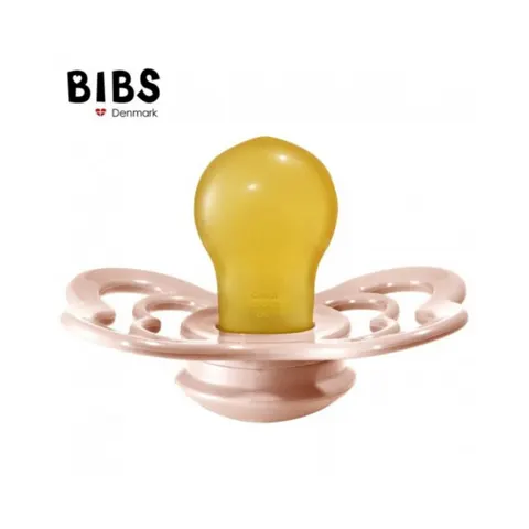BIBS SUPREME S Smoczek uspokajający kauczuk Blush