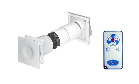 Rekuperator kompaktowy AWENTA HRV125P +pilot IPX4