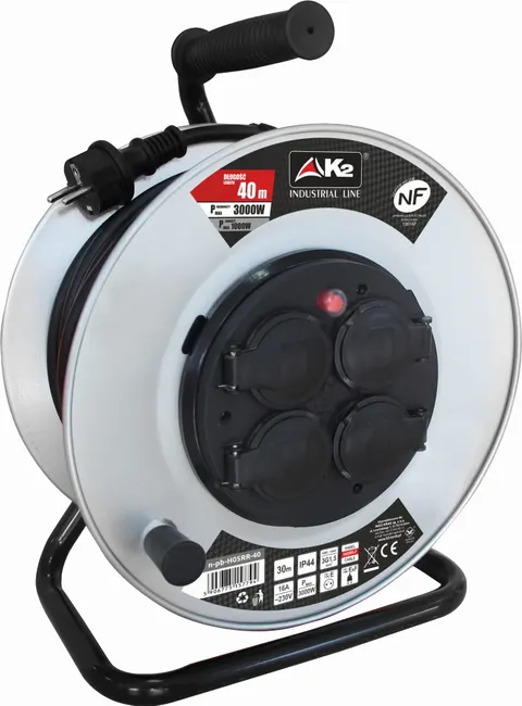 Przedłużacz na bębnie metalowym n-pb-h05rr-20 K2 20m IP44