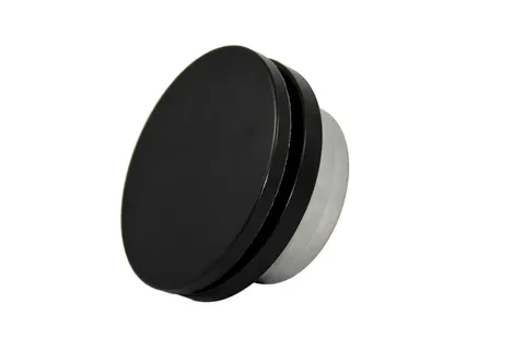 Anemostat wywiewno-nawiewny Ø125 mm TICKA zawór typ Skandynawski czarny mat