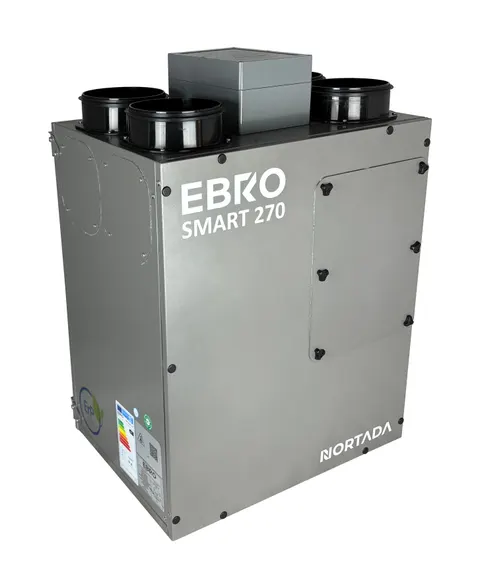 NORTADA EBRO SMART 270 rekuperator stojący 250m3/h automatyczny bypass
