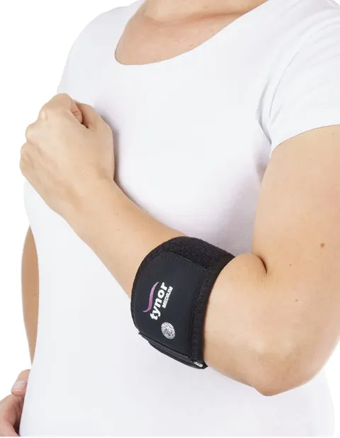 Opaska na łokieć tenisisty stabilizator regulowany z rzepem Tynor