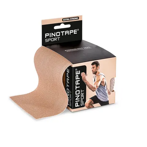 Taśma kinezjologiczna do tapingu Pino 7,5cm/10cm x 5m beżowe XL/XXL