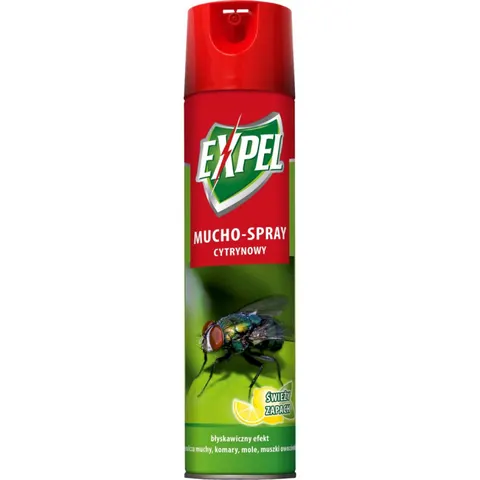 EXPEL Muchospray CYTRYNOWY, 400 ml