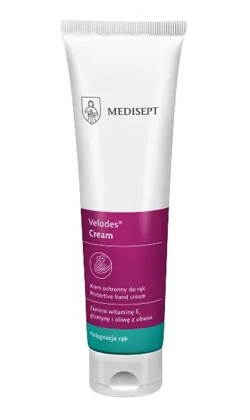 Krem ochronny do rąk, nawilżający, regenerujący 100 ml Velodes Cream Medisept