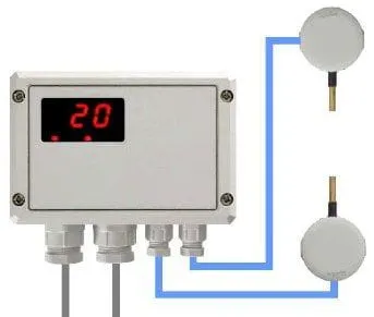 Centralka temperatury z dwoma czujnikami 03.431