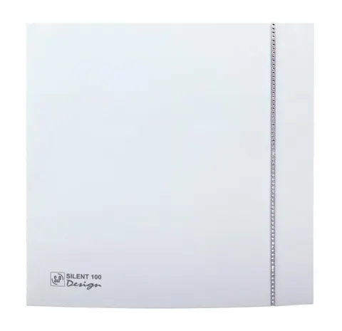 Wentylator łazienkowy Silent 100CZ Swarovski White