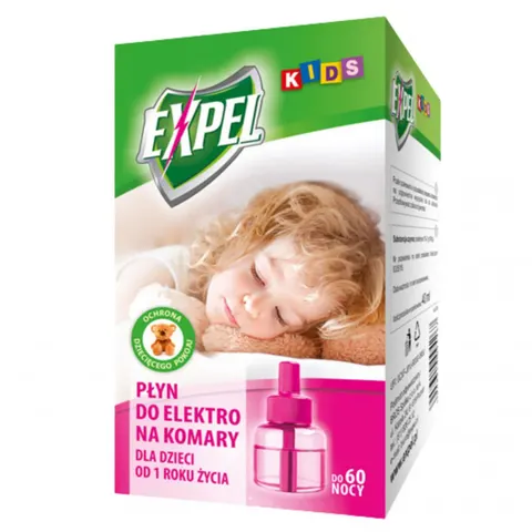 EXPEL Kids płyn do elektrofumigatora na komary dla dzieci 60 nocy