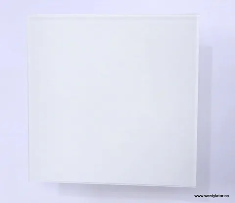 Wentylator łazienkowy dRim 100 Standard Szklany biały połysk