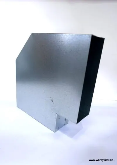 Kolano ocynkowane poziome 150x50mm/90 nastawne