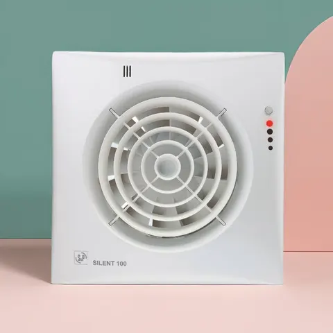 Wentylator łazienkowy Silent 100CHZ VISUAL Czujnik wilgoci i Timer