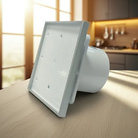Wentylator łazienkowy 100 higro + timer + Panel do płytek