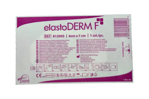 elastoDERM F wodoodporny opatrunek foliowy samoprzylepny 6x7 cm