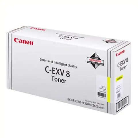 Toner CANON 7626A002 - żółty, 25000 stron
