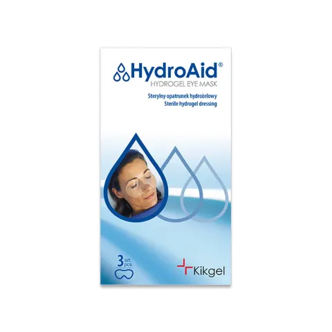 Hydroaid opatrunek hydrożelowy sterylny na oczy 3 szt.