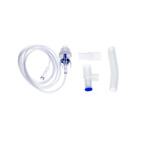 Nebulizator z łącznikiem typu T ustnikiem i drenem