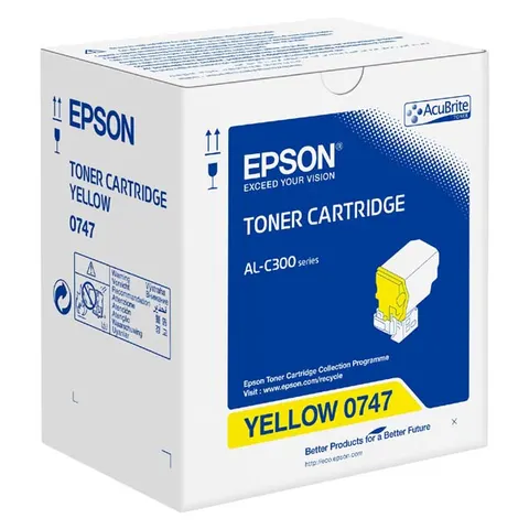Toner EPSON C13S050747 - żółty, 8800 stron