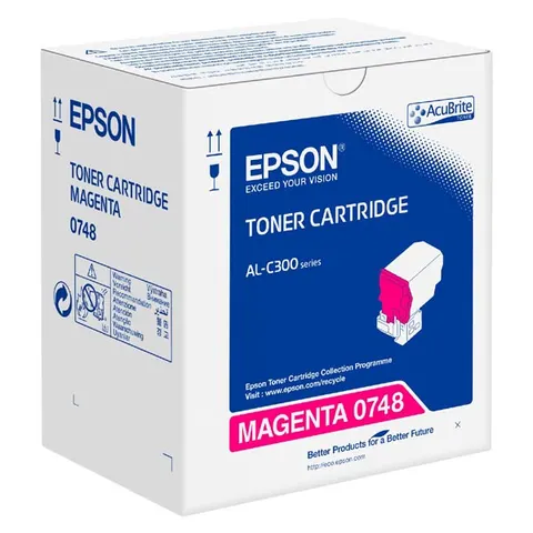 Toner EPSON C13S050748 - magenta, 8800 stron