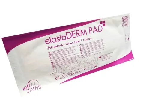 elastoDERM PAD opatrunek foliowy z opatrunkiem 10x20 cm