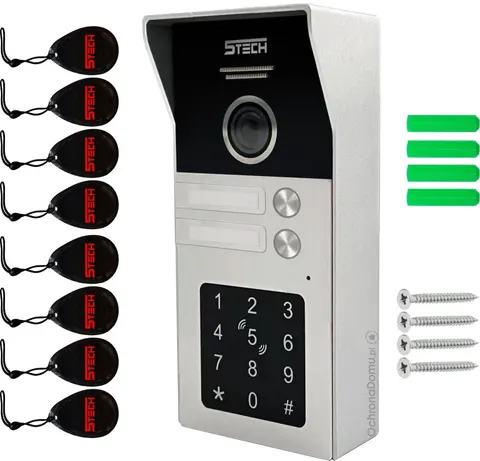 82225-2 FHD Cyfrowa stacja bramowa dwurodzinna FHD 5TECH TWIN