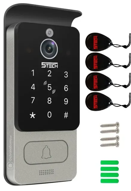Cyfrowa 2-żyłowa stacja bramowa wideodomofonu 82228 TWIN 5TECH