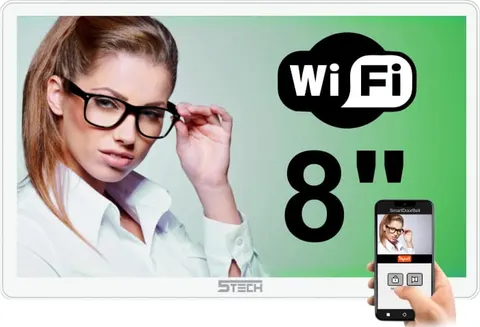 VERMIS ONE PLUS 8'' Monitor wideodomofonu IP biały 5TECH