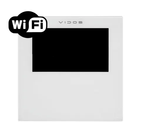 M201W-X Biały, monitor WiFi 4" wideodomofonu VIDOS 2IP