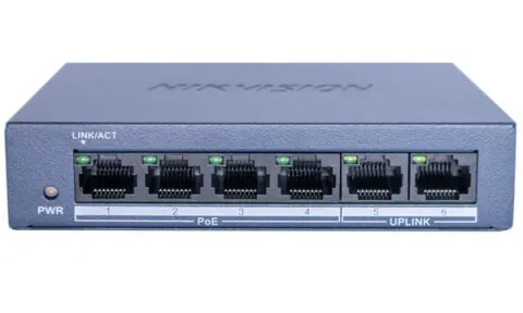 DS-XS0106-P Switch PoE HIKVISION