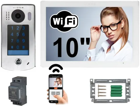 Zestaw wideodomofon WiFi M301-X + S302 VIDOS DUO IP