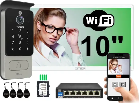 Wideodomofon 5TECH IP monitor VERMIS 10'' biały 83228