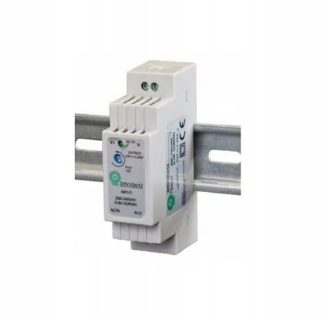 DIN15W12 - Zasilacz na szynę DIN 12V 1,25A POS