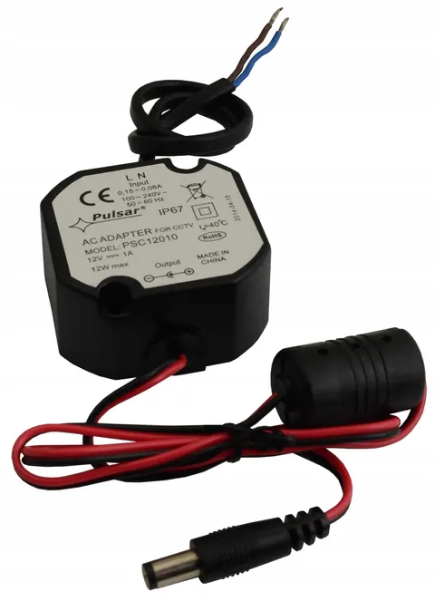 PSC12010 - Zasilacz impulsowy dopuszkowy 12V 1A