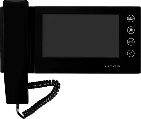 M270B - Monitor wideodomofonu 7'' słuchawkowy, czarny