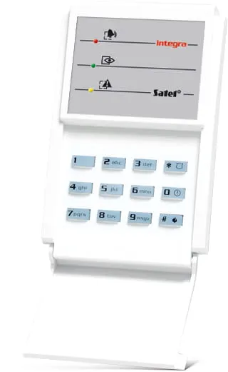 INT-S-BL Klawiatura strefowa Satel
