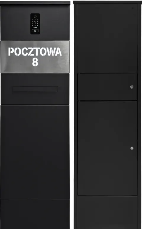 Paczkobox B 5TECH Aluminiowy Czarny