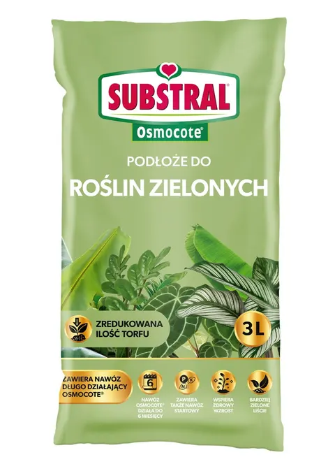Substral podłoże Ziemia do roślin zielonych 3l NOWA