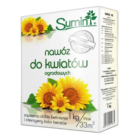 SUMIN NAWÓZ 1KG DO KWIATÓW OGRODOWYCH